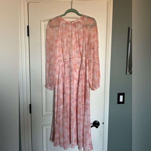 Tommy Hilfiger pink midi dress - Picture 2 of 7